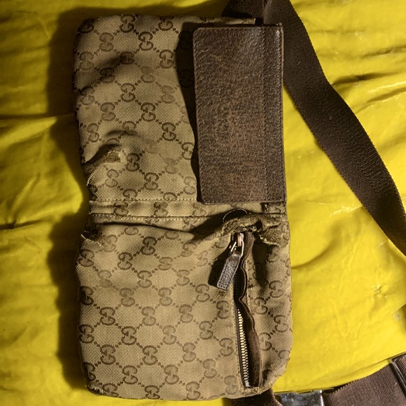 Gucci Bags Gucci Gg Celebrity Bum Bag Belt Canvas Leather Brown